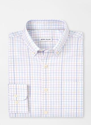 Mens Crown Patten Lite Grid Check Button-Down Shirt Product Image