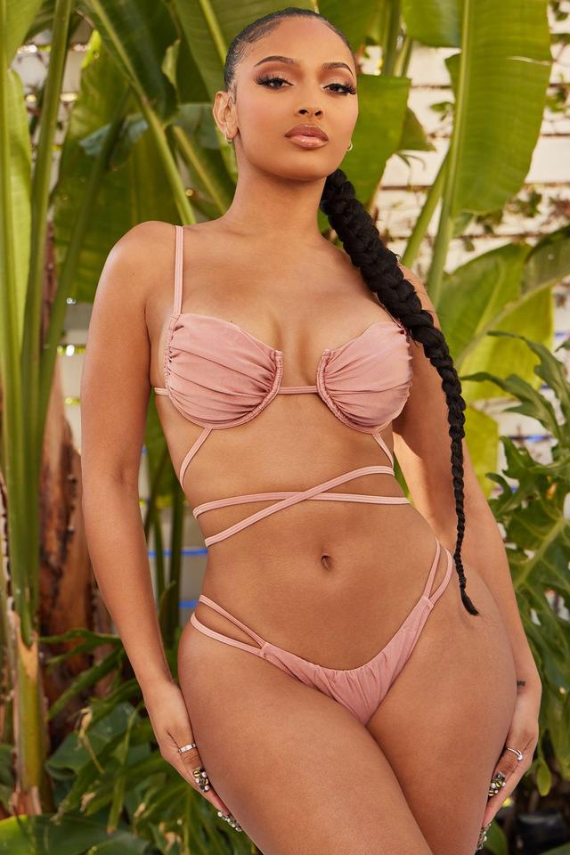 I Need Saltwater 2 Piece Bikini - Rose Gold Product Image