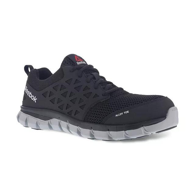 Reebok Sublite Cushion Work Mens EH Alloy Toe Sneakers Product Image