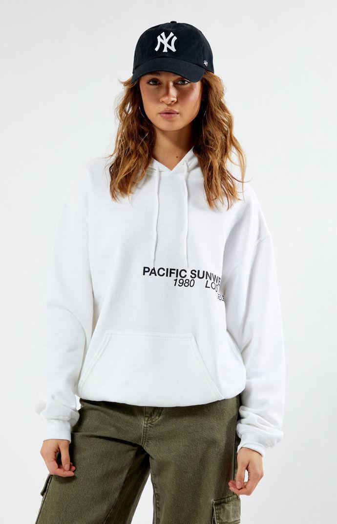 Women's Pacific Sunwear Off Center Hoodie Product Image