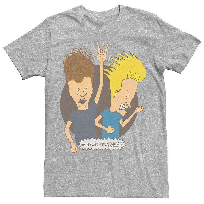 Mens Beavis & Butthead So Broken Group Shot Poster Tee Product Image