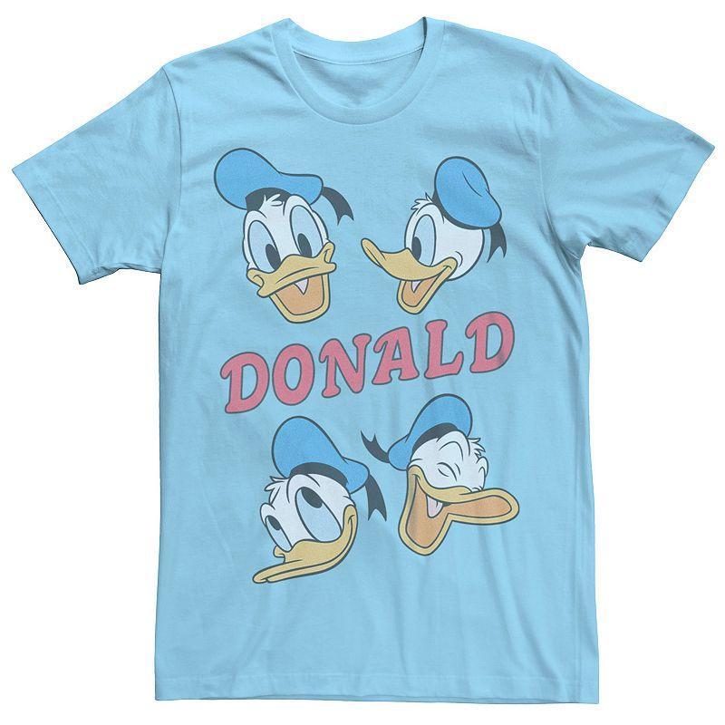 Mens Disneys Donald Duck Four Faces Tee Product Image