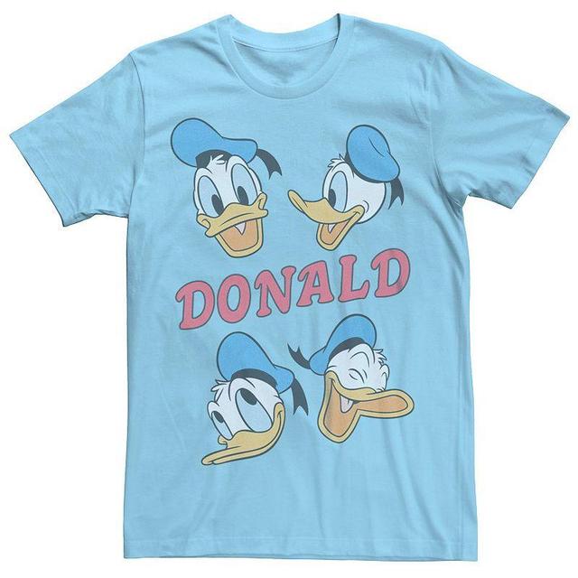 Mens Disneys Donald Duck Four Faces Tee Product Image