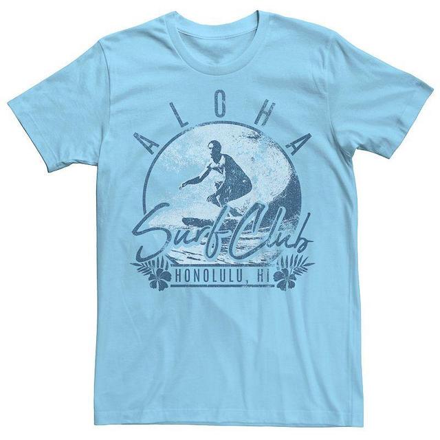 Mens Aloha Surf Club Honolulu Hawaii Circle Graphic Tee Product Image