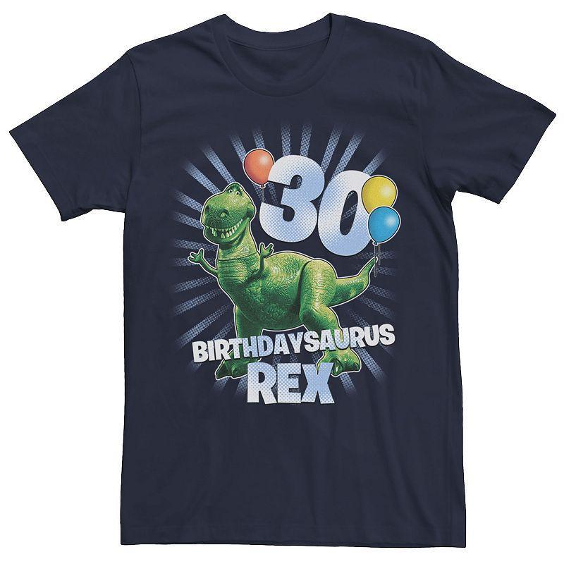 Disney / Pixars Toy Story Rex Mens Birthdaysaurus 30th Birthday Tee Blue Product Image