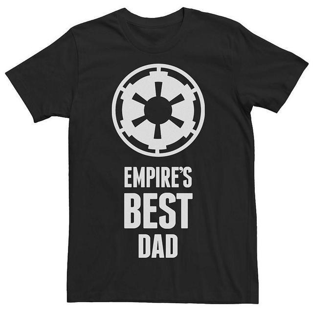 Mens Star Wars Empires Best Dad Empire Logo Graphic Tee Black Product Image