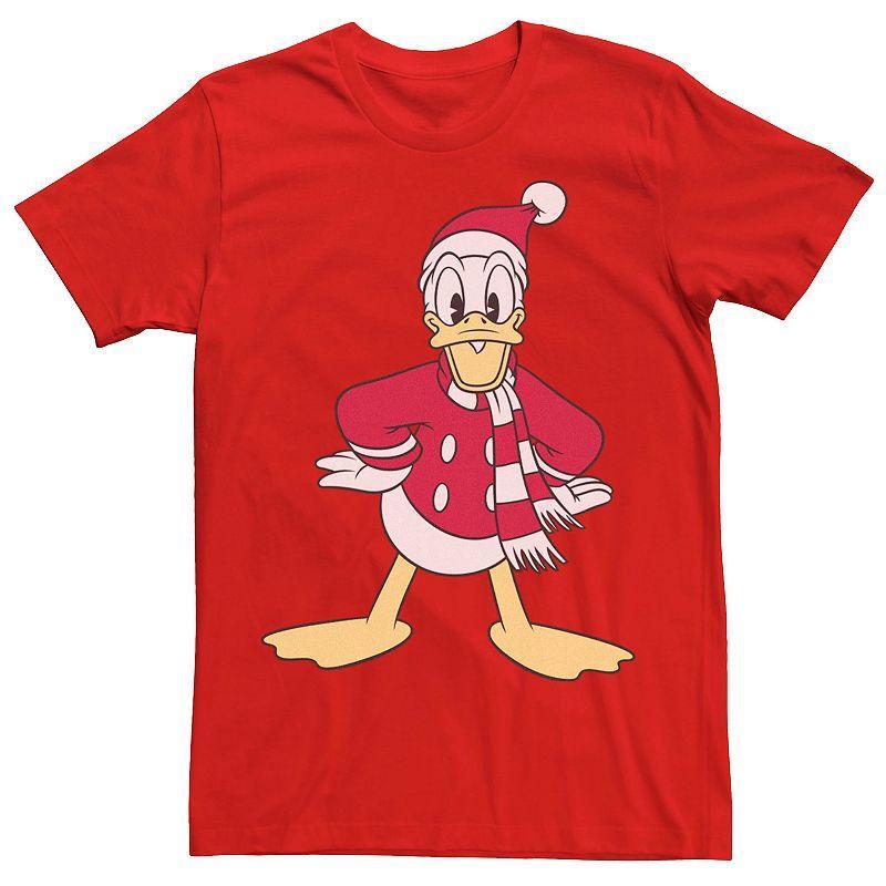 Disneys Donald Duck Classic Christmas Portrait Mens Tee Product Image