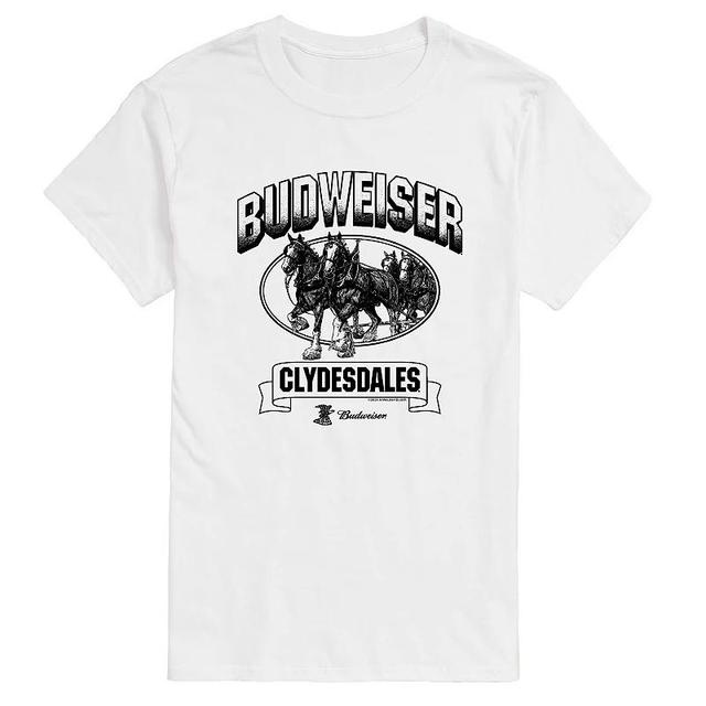 Big & Tall Budweiser Clydesdales Graphic Tee, Mens Product Image