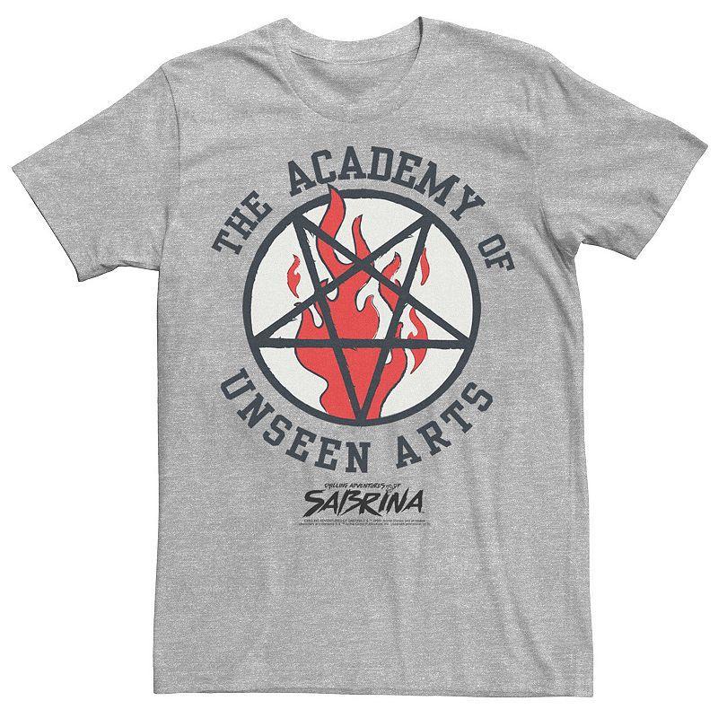 Mens Adventures Of Sabrina Academy Of Unseen Arts Logo Tee Athletic Grey Product Image