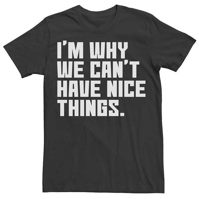 Mens Why We Cant Have Nice Things Tee Product Image