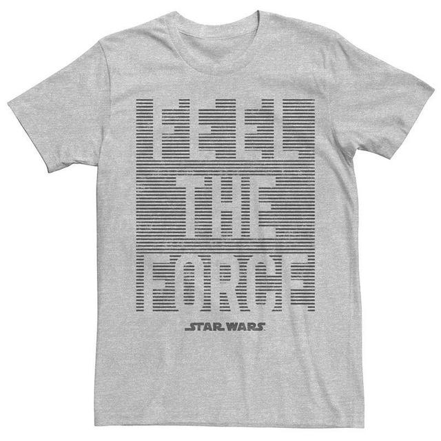 Mens Star Wars Feel The Force Tee Athletic Grey Product Image