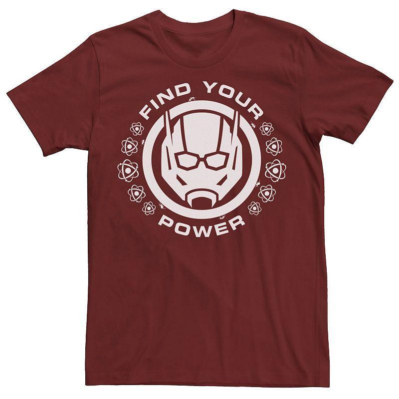 Mens Marvel Ant-Man Find Your Power Red Logo Tee Product Image