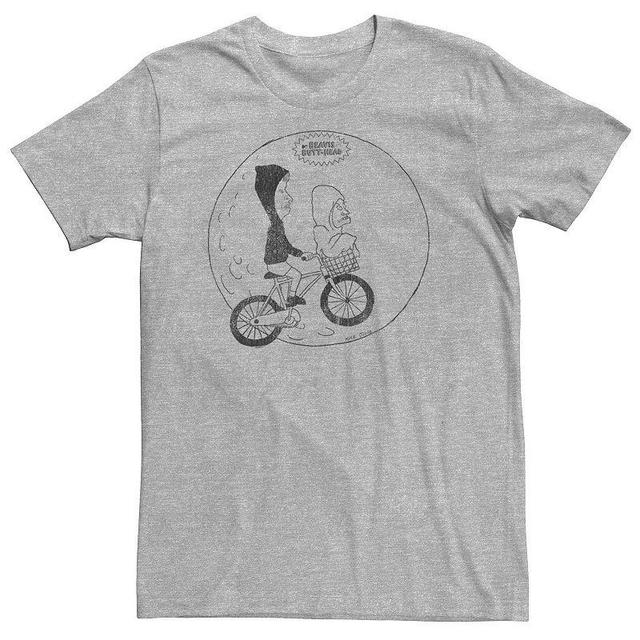 Mens Beavis And Butthead Moon Bike Ride Short Sleeve Tee Product Image