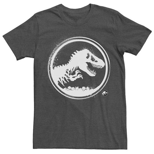 Mens Jurassic World: Fallen Kingdom Paint Splatter Logo Tee Grey Heather Product Image