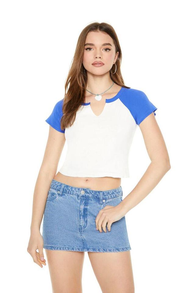 Cropped Raglan Tee | Forever 21 Product Image