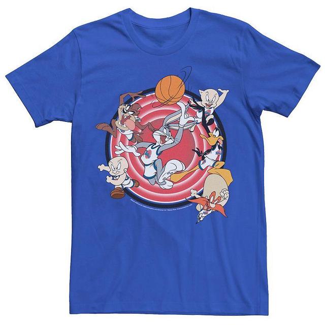 Mens Looney Tunes Space Jam Group Shot Leap Tee Product Image