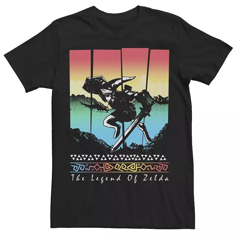 Mens The Legend Of Zelda Link Gradient Panels Tee Product Image