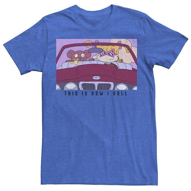 Mens Rugrats Angelica This Is How I Roll Tee, Boys Royal Grey Product Image