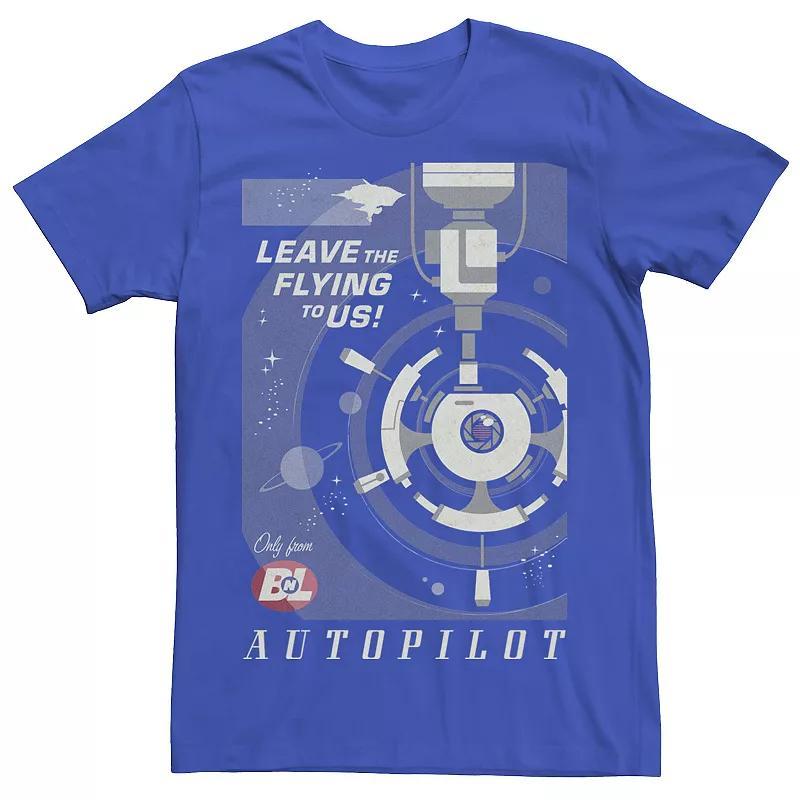 Mens Disney / Pixar Wall-E Autopilot Leave The Flying To Us Poster Tee Product Image