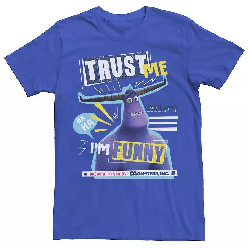 Disney / Pixars Monsters At Work Mens Trust Me Im Funny Tee, Boys Product Image