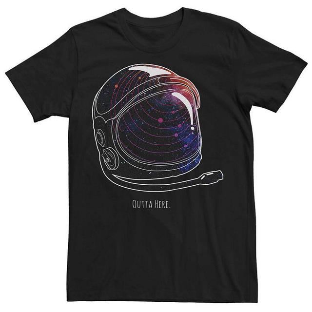 Mens Spaced Out Graphic Tee Black Product Image