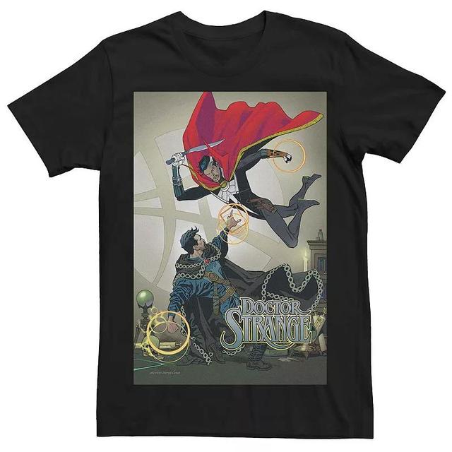 Mens Marvel Doctor Strange Battle Comic Cover Tee Product Image