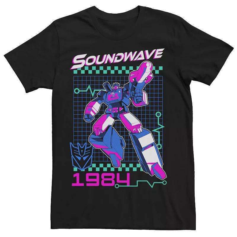 Mens Transformers Soundwave Retro Poster Tee Product Image