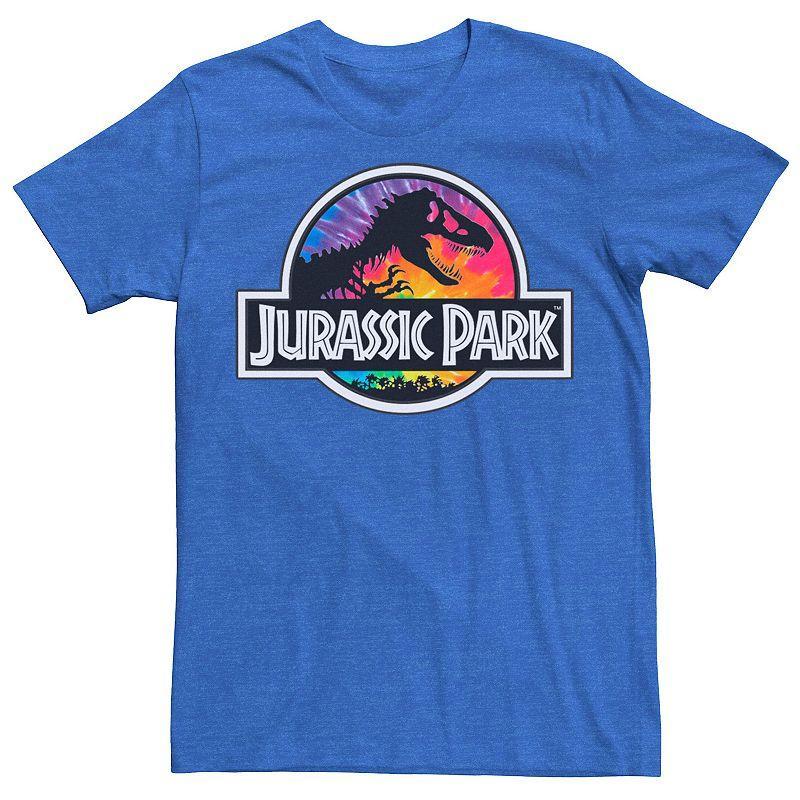 Mens Jurassic Park Tie Dye Classic Logo Graphic Tee Product Image