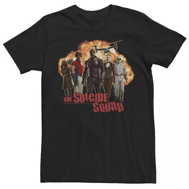 Mens The Suicide Squad Group Explosion Portrait Tee Product Image