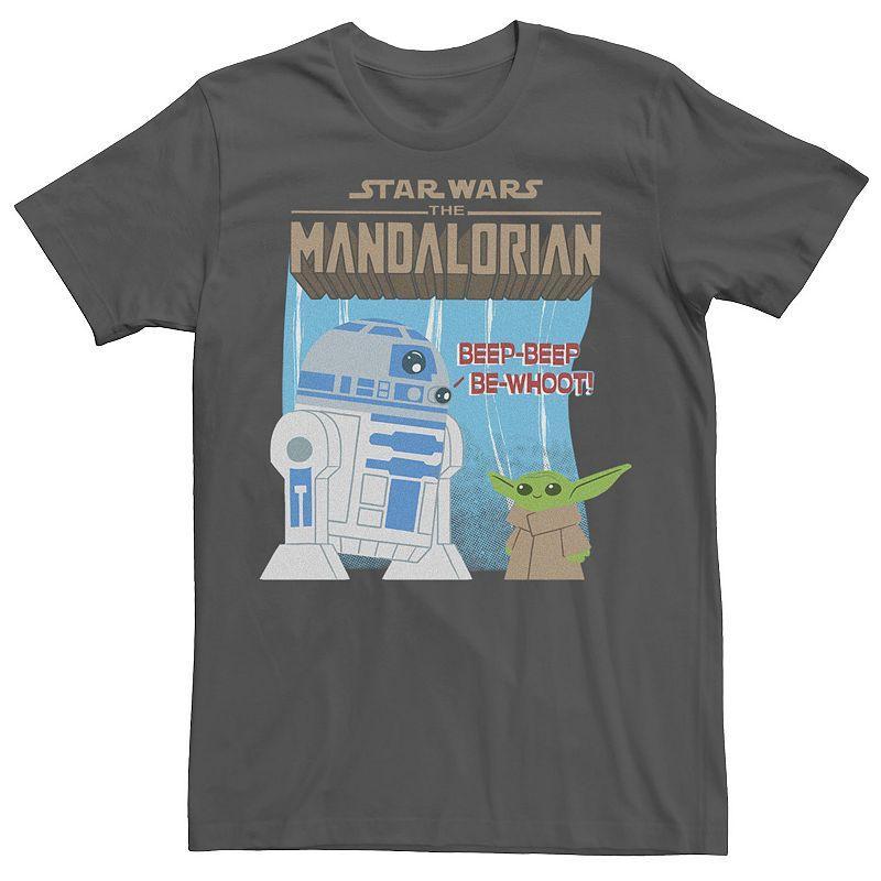 Mens Star Wars The Madalorian Old PaTee Grey Product Image