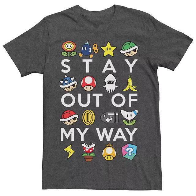 Mens Nintendo Mario Kart Stay Out Of My Way Tee Product Image