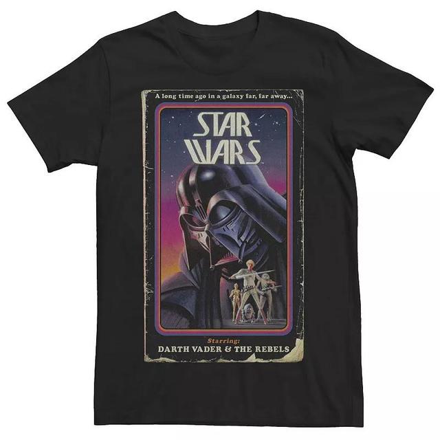 Mens Star Wars Vintage Video Cover Graphic Tee Product Image