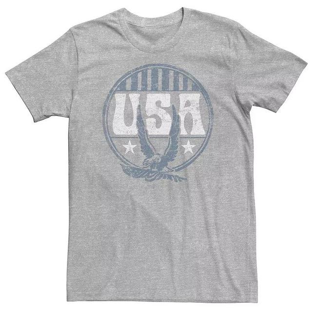 Big & Tall Americana Vintage USA Eagle Stars and Stripes Circle Tee, Mens Product Image