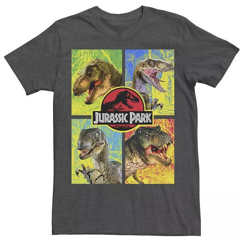 Mens Jurassic Park Four Dinosaur Faces Tee Product Image