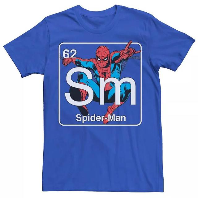 Mens Marvel Avengers Spider-Man Element Tee Med Blue Product Image