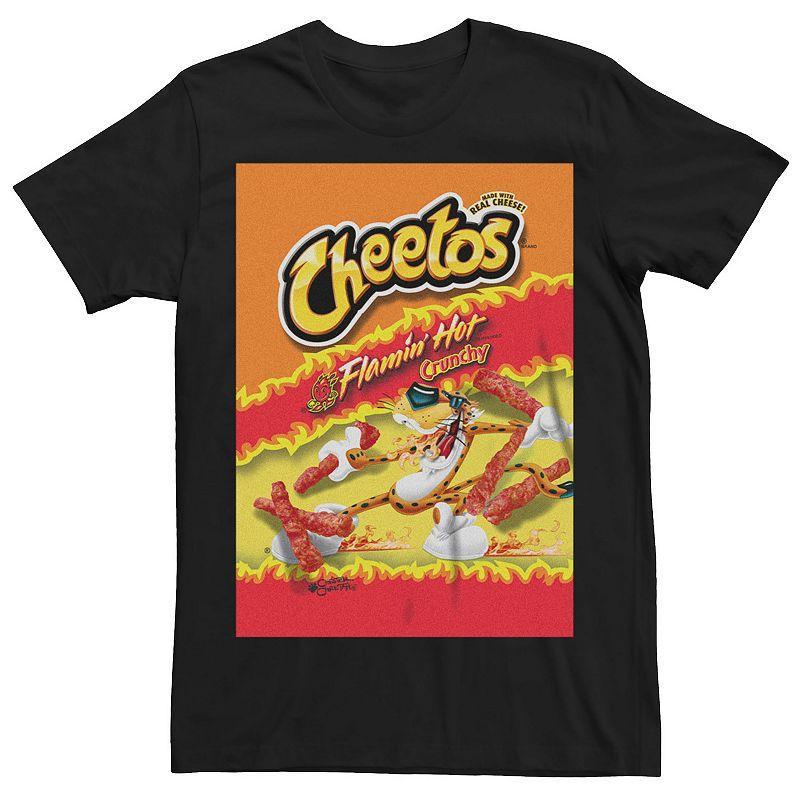 Mens Cheetos Flamin Hot Logo Tee Black Product Image