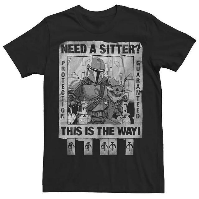 Mens Star Wars Protection Guarenteed Text Tee Product Image