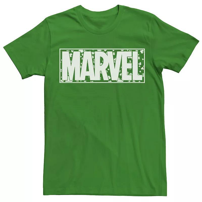 Mens Marvel Comics St. Patricks Day Shamrock Logo Tee Product Image