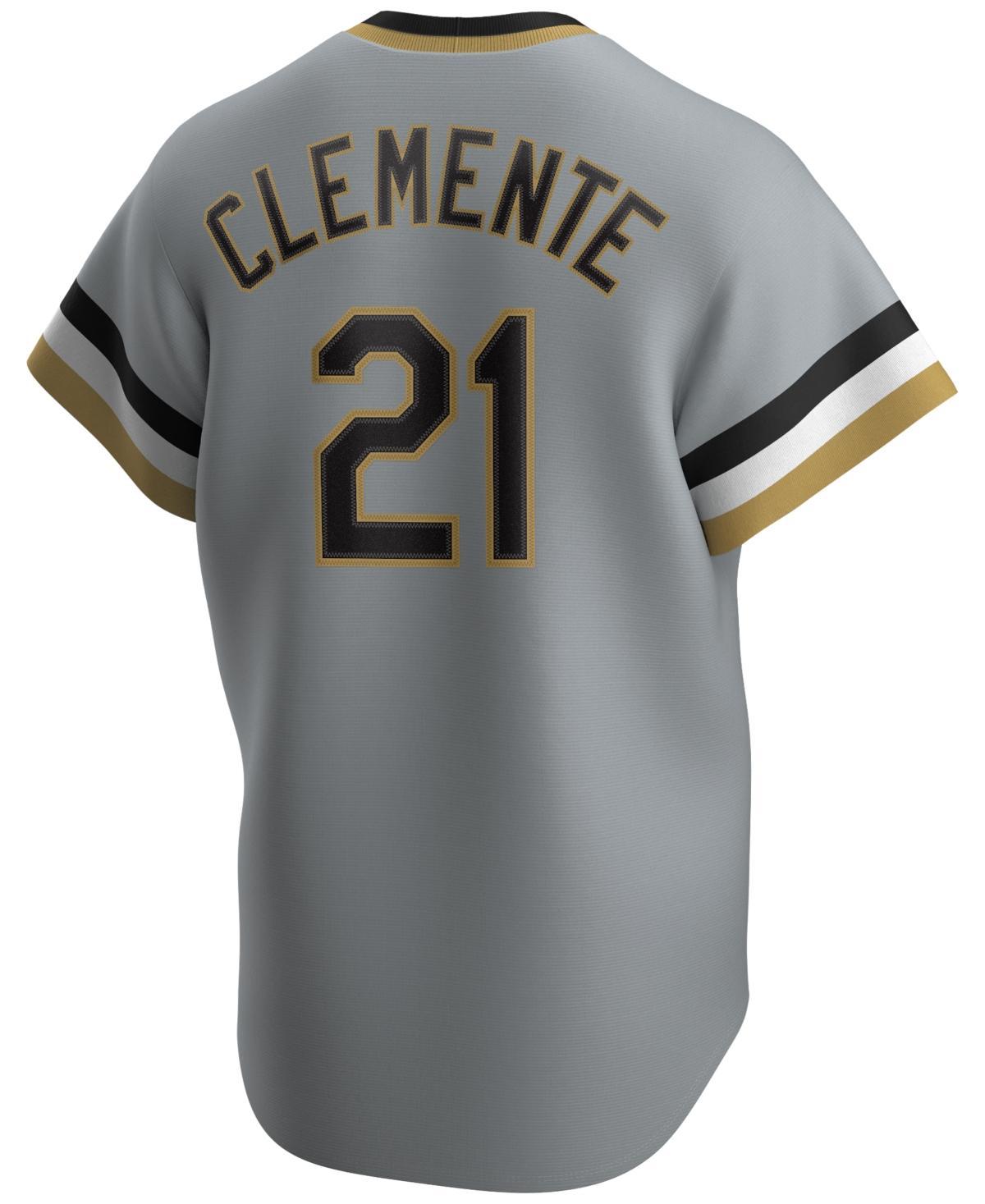 Nike Mens MLB Pittsburgh Pirates (Roberto Clemente) Cooperstown Baseball Jersey Product Image