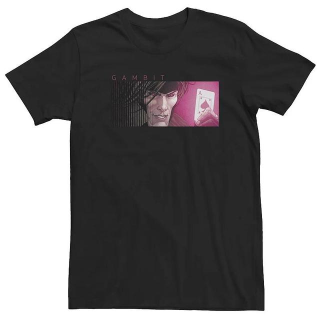 Big & Tall Marvel X-Men Gambit Ace of Spades Tee, Mens Product Image