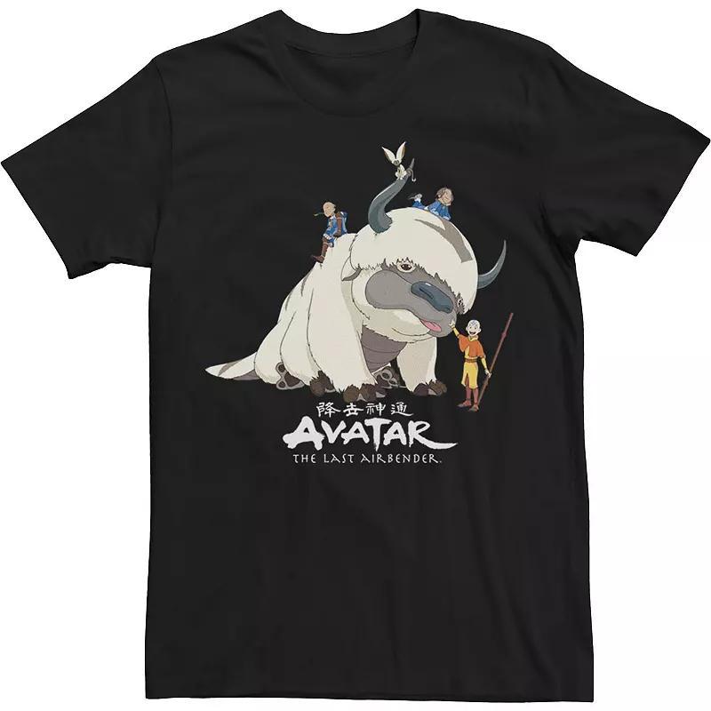 Mens Avatar: The Last Airbender Appa Ride Group Shot Tee Product Image