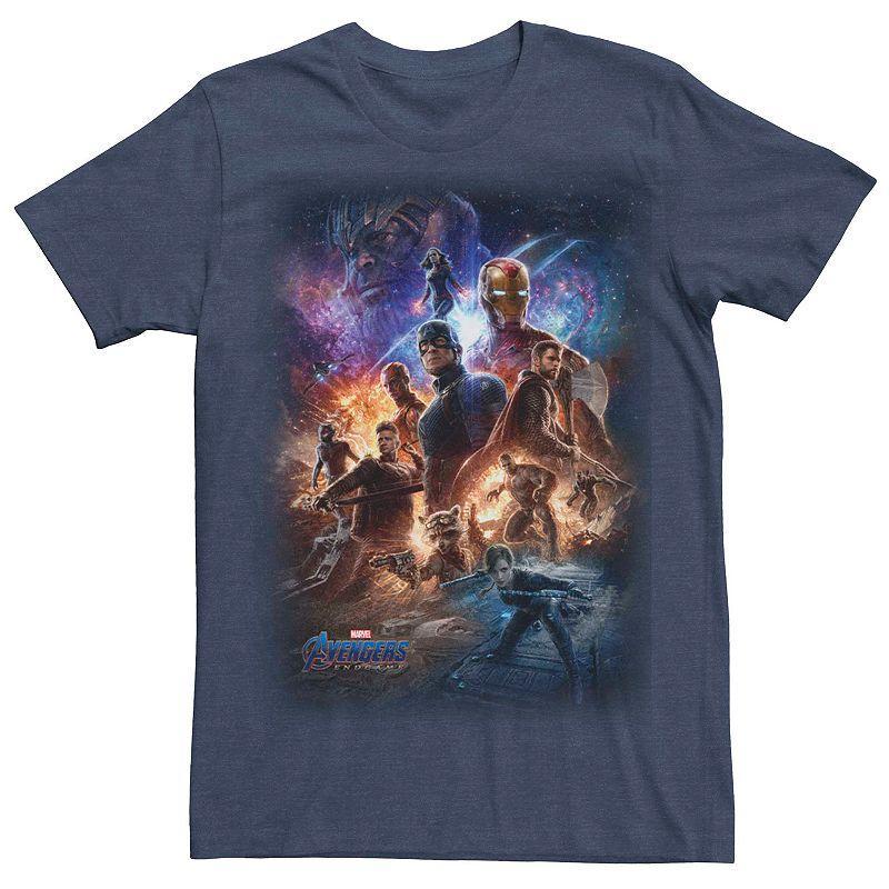 Mens Marvel Avengers Endgame Space Poster Tee Product Image