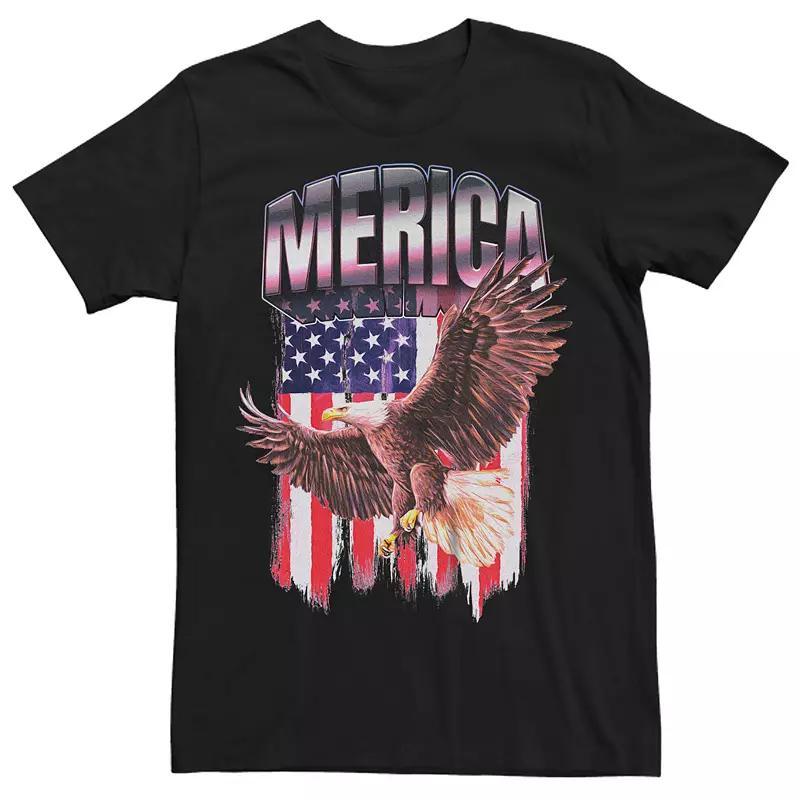 Mens Merica Eagle Flag Graphic Tee Product Image