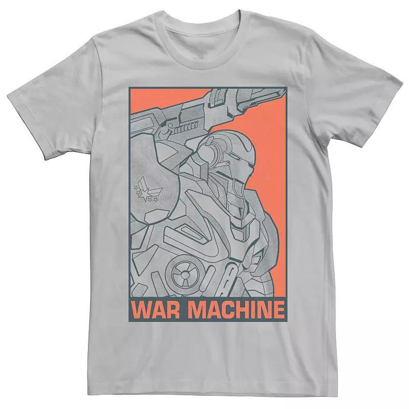 Boys 8-20 Marvel Pop War Machine Tee, Boys Athletic Grey Product Image