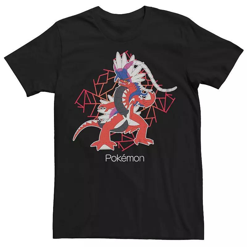 Mens Pokmon Koraidon Geometric Background Tee Product Image