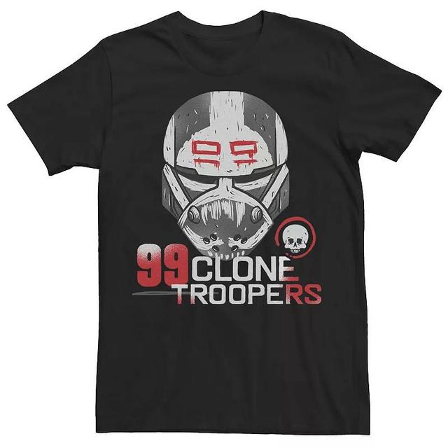 Mens Star Wars The Bad Batch Clone Troopers 99 Helmet Logo Tee Product Image