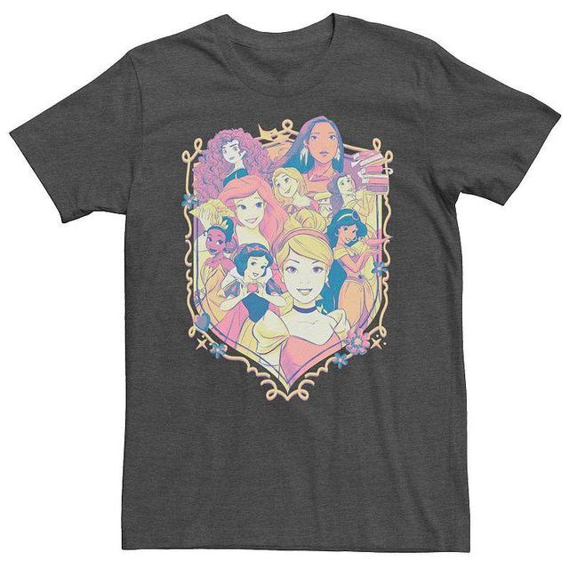 Mens Disney Princess Group Shield Logo Tee Product Image