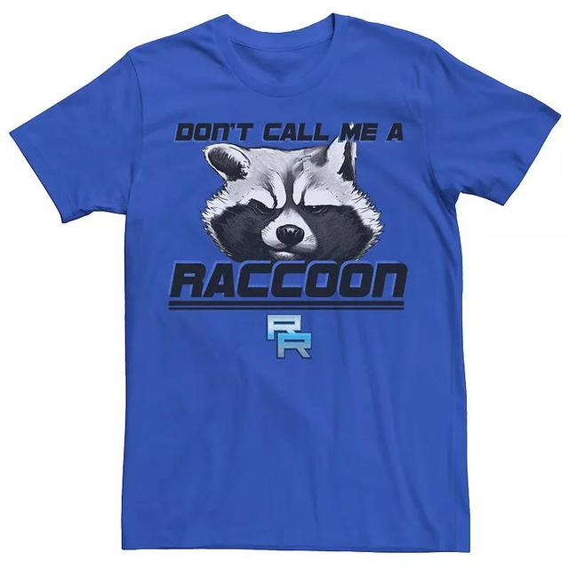 Mens Marvel Guardians Of The Galaxy Dont Call Me A Raccoon Graphic Tee Product Image