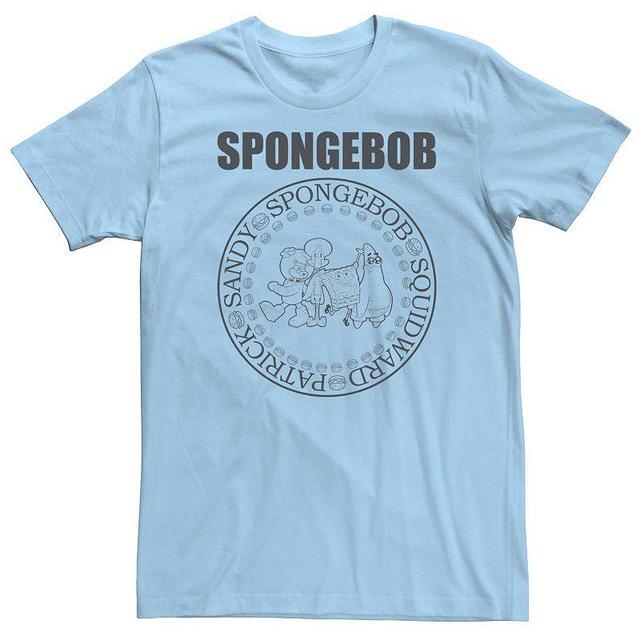 Mens Spongebob And Friends Circle Portrait Logo Tee Product Image