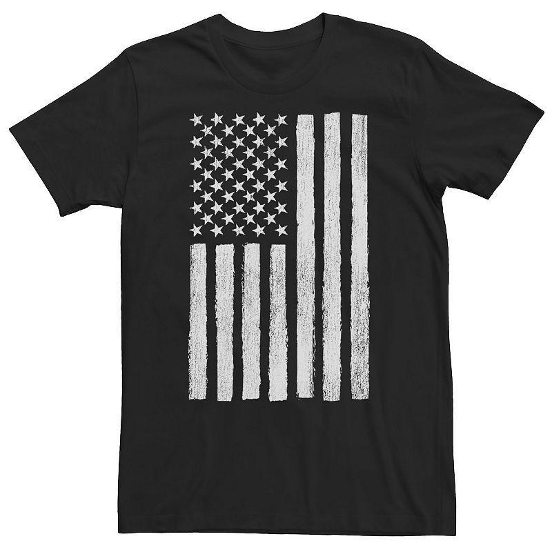 Big & Tall Americana American Flag Vertical Tee, Mens Product Image